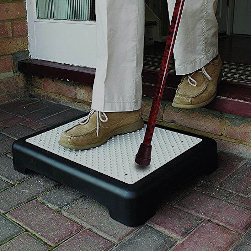 Anti slip half step eledrly disabilIty door walking stool outdoor mobility aid - intl