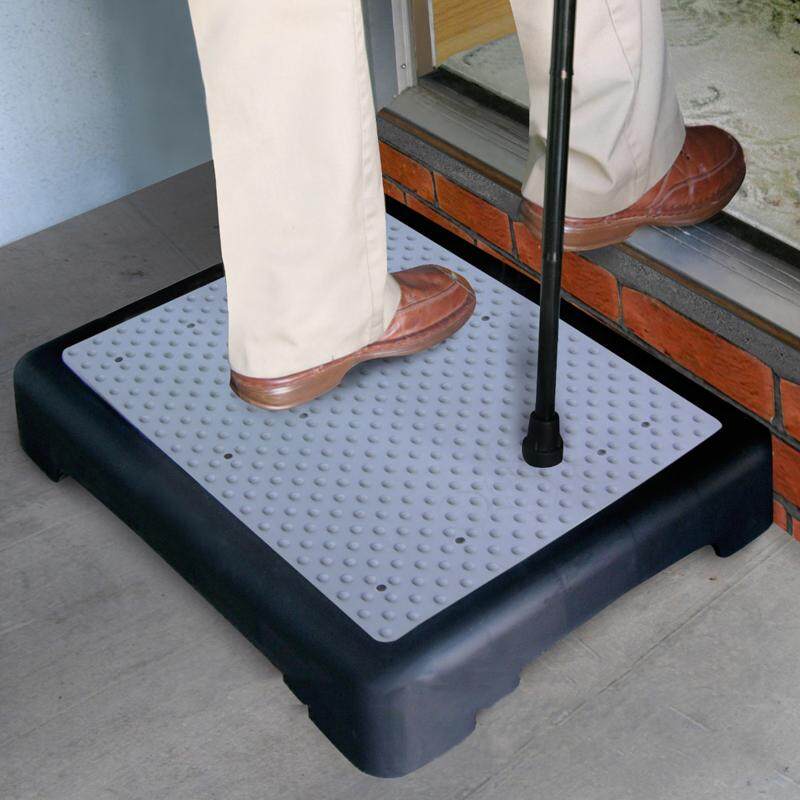 Anti slip half step eledrly disabilIty door walking stool outdoor mobility aid - intl