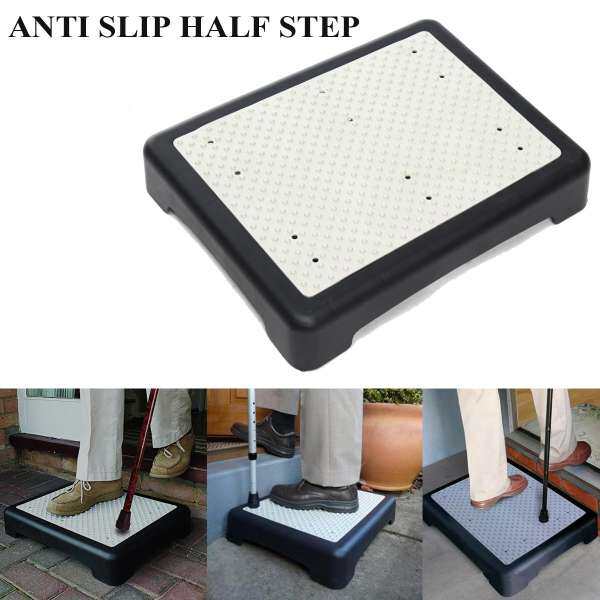 Anti slip half step eledrly disabilIty door walking stool outdoor mobility aid - intl