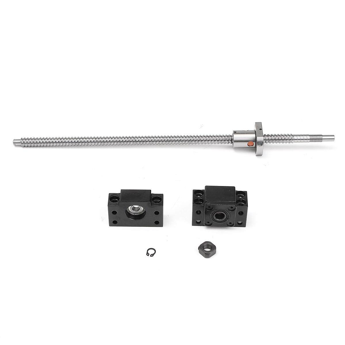 Antibacklash Ball Screw L400mm 12mm SFU1204 BF/BK10 With Single Ballnut For CNC - intl