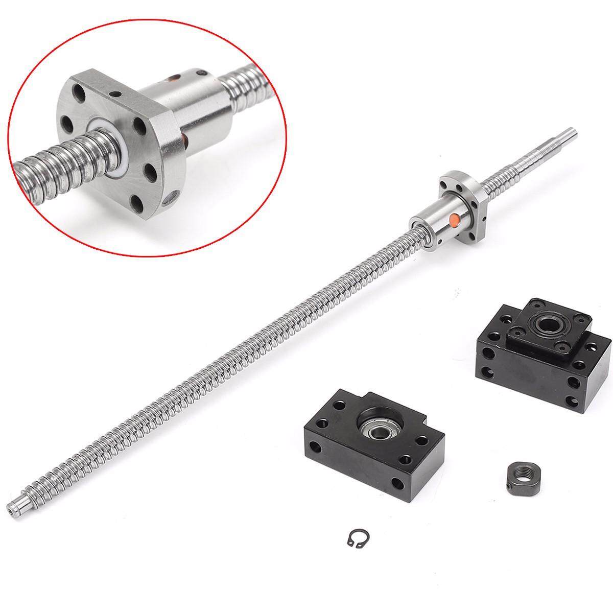 Antibacklash Ball Screw L400mm 12mm SFU1204 BF/BK10 With Single Ballnut For CNC - intl