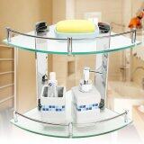 Generic Delta Corner Shelf With Towel Bar