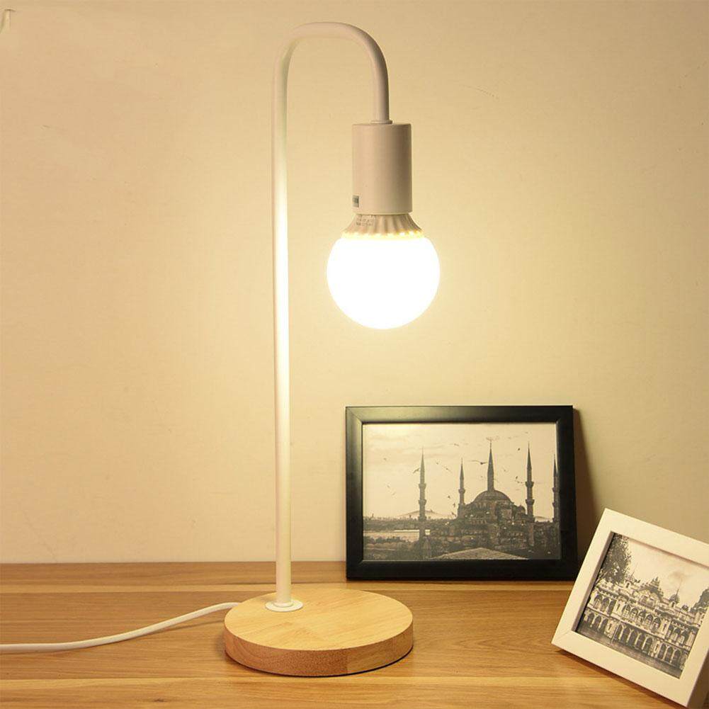 Big Family Table Lamp Desk Lights Wooden Base Bedroom Reading Room Lighting US Plug - intl