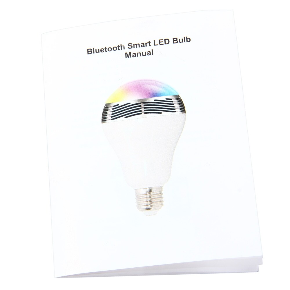 BL-08A Bluetooth Color Changing LED Light Bulb with Speaker - intl