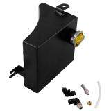 Black Aluminum Radiator Coolant Overflow Tank Can Expansion For Nissan 240SX S13