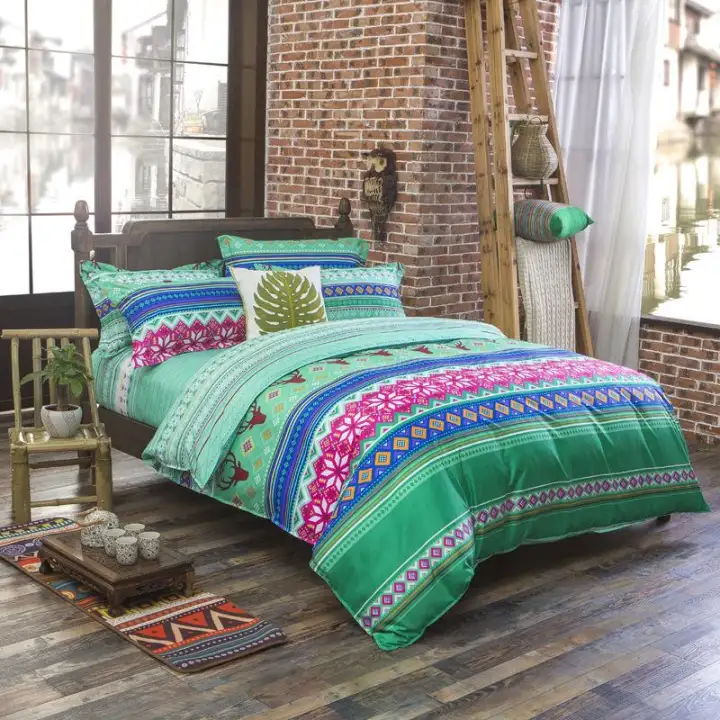 Bohemia 3d Comforter Bedding Sets Mandala Duvet Cover Set Winter Bedsheet Pillowcase 4psc Queen King Size Bedlinen