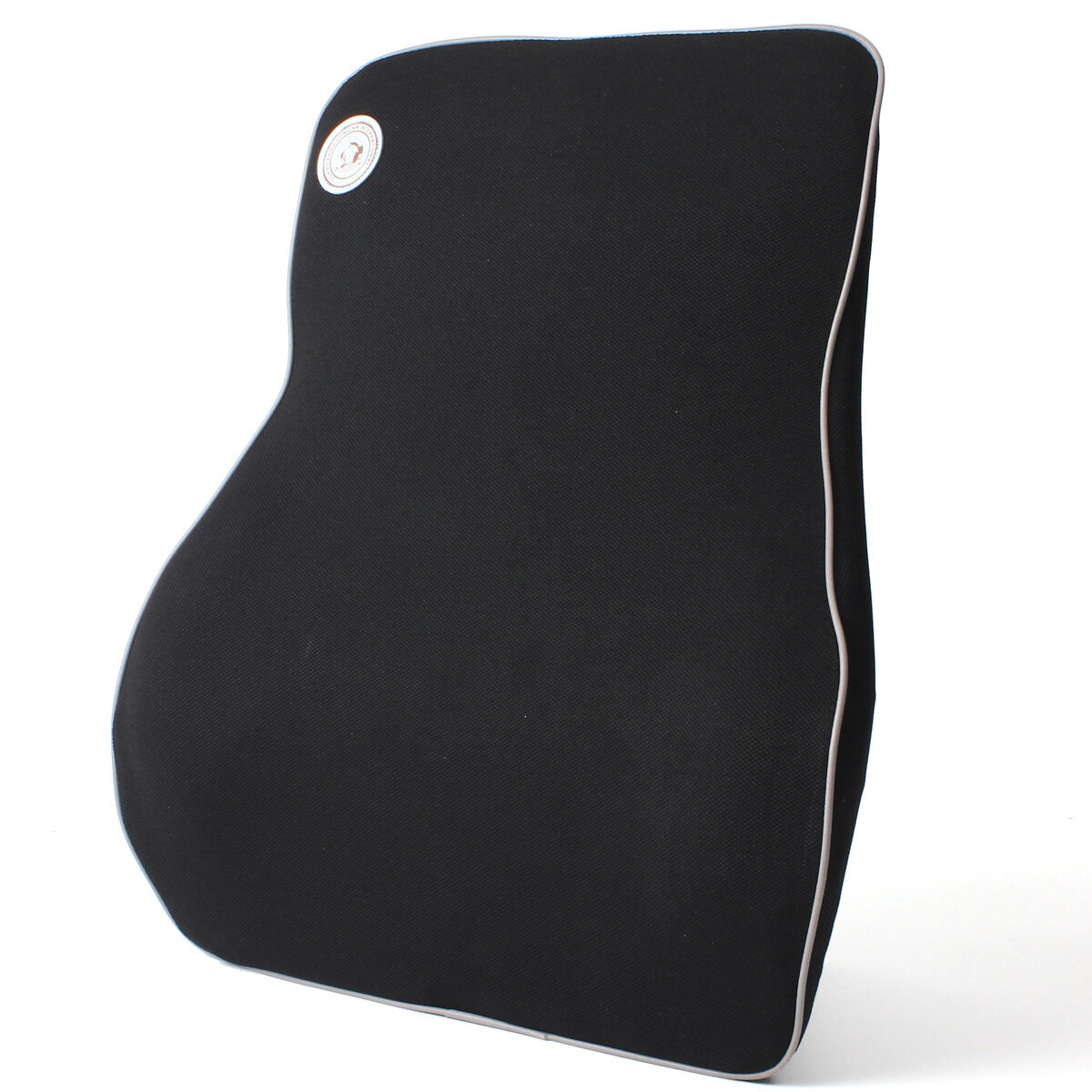 Breathable Back Support Cushion Pillow Memory Foam Lumbar Home Chair Car Seat Black 4 Season Use - intl