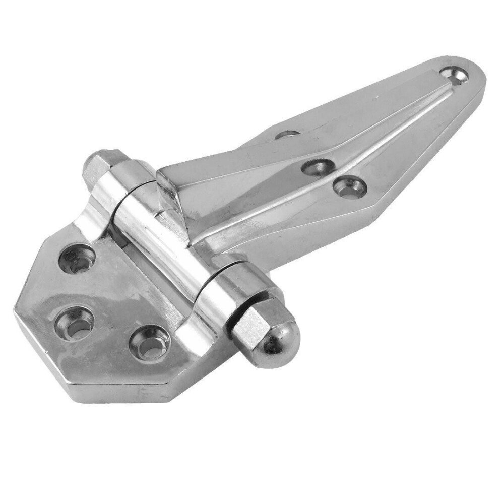 Brushed Satin Nickel Cooler Freezer 90 Degree Door Hinges Silver