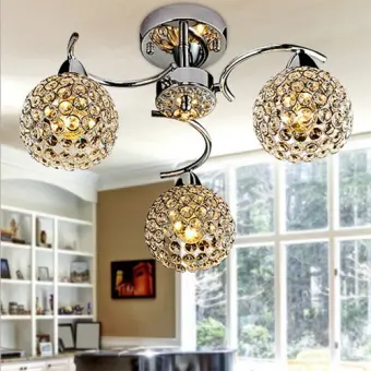 crystal bedroom light