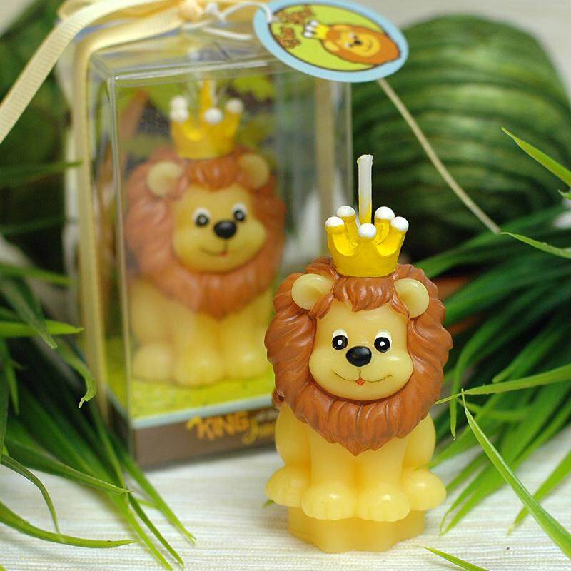 Children Birthday Party Creative Smokeless The Lion King Small Scented Making Candle Wedding Decoration Souvenir Accessory - intl