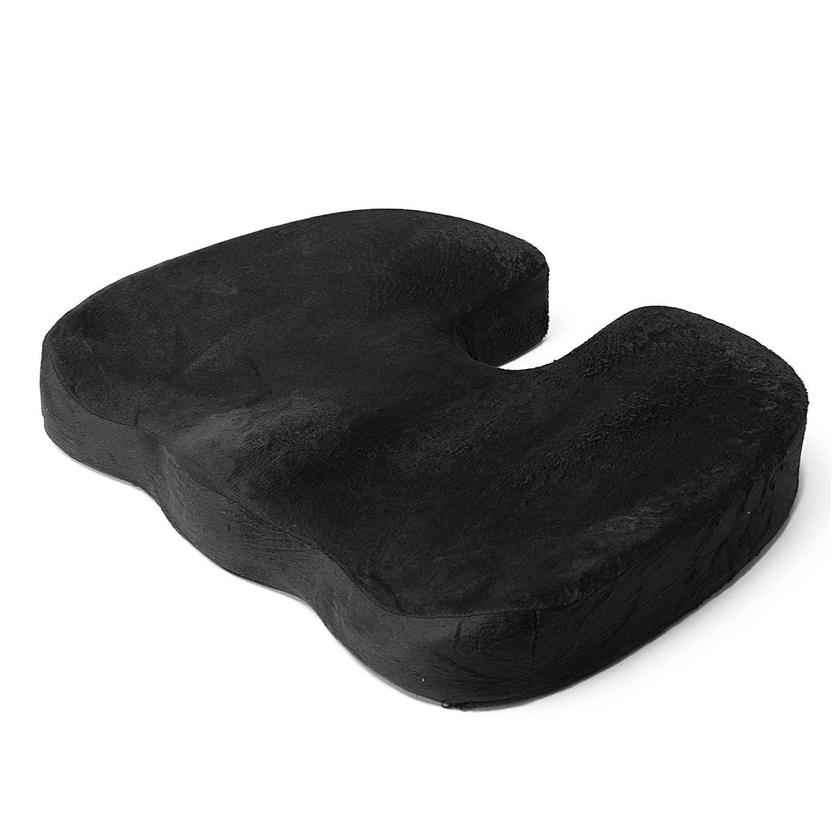 Coccyx Orthopedic Gel-enhanced Comfort Memory Foam Seat Cushion Car Travel Black - intl