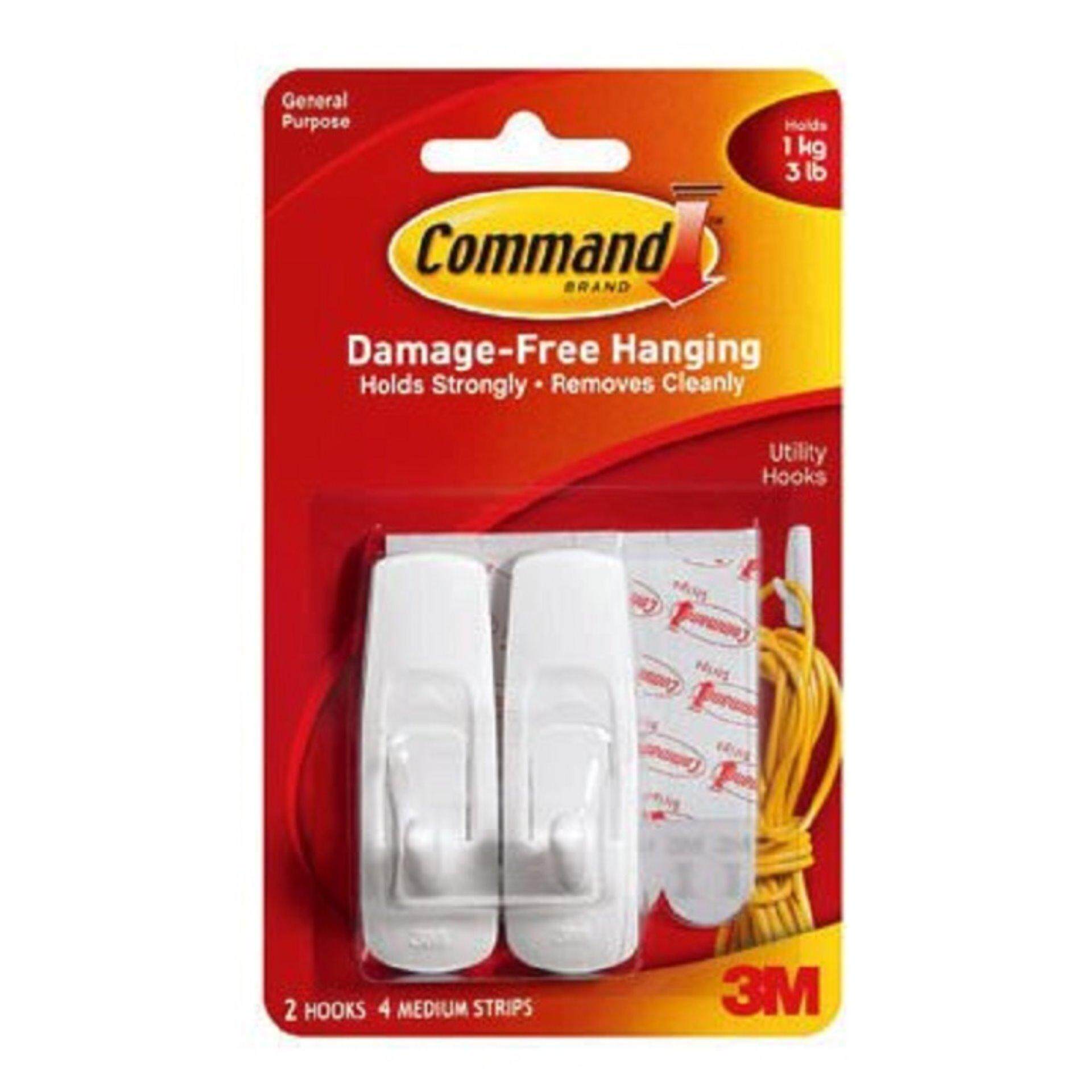 3m Command At Best In Malaysia Lazada Command Medium Hooks 17001