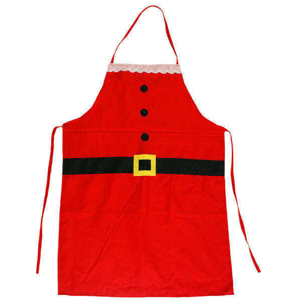 Cooking Apron Kitchen Cooking Tools Set Hot Selling Sleeveless Cloth Retro Apron Creative Christmas Aprons for Wommen,Red - intl