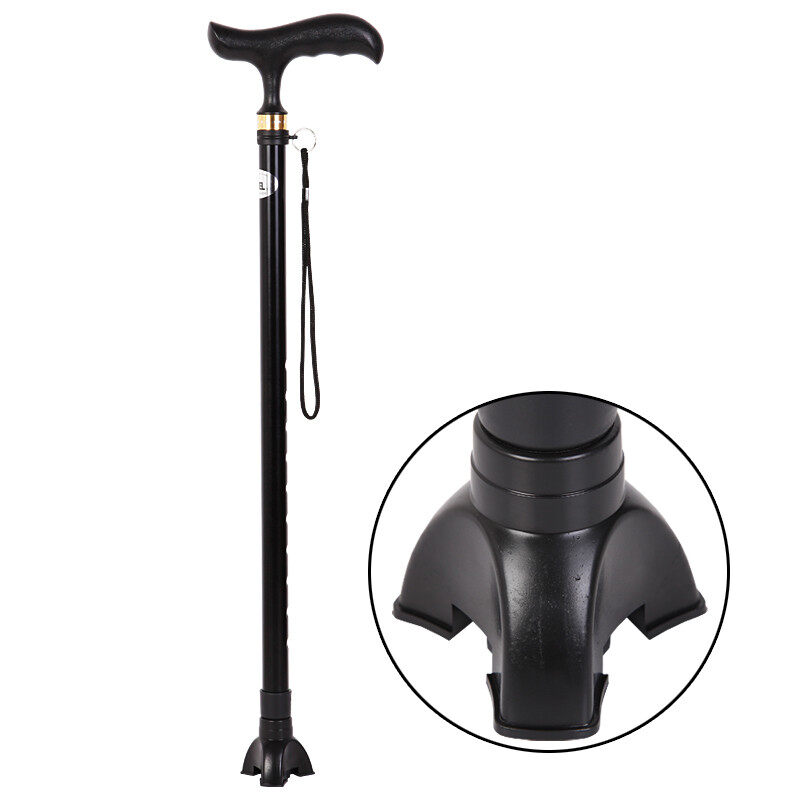 Kruk Tongkat Kaki Karet Berdiri Sendiri Tongkat Jalan Tripod Tip End Cap Non-Slip Baru-Internasional