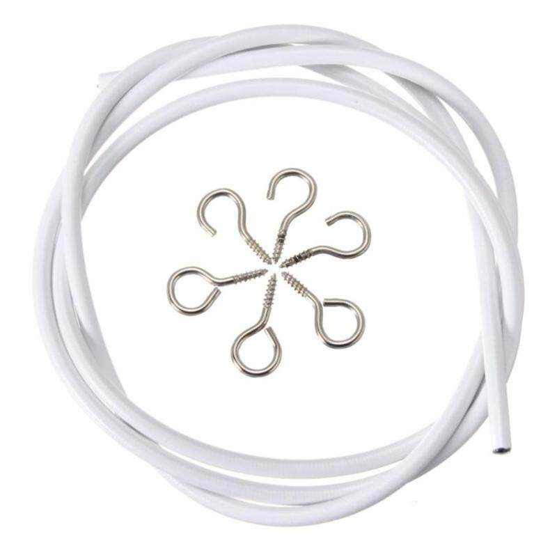 Curtain Strench Wire for Home With Screw Accessory - 30 Meter Wireand 30 pcs Screw