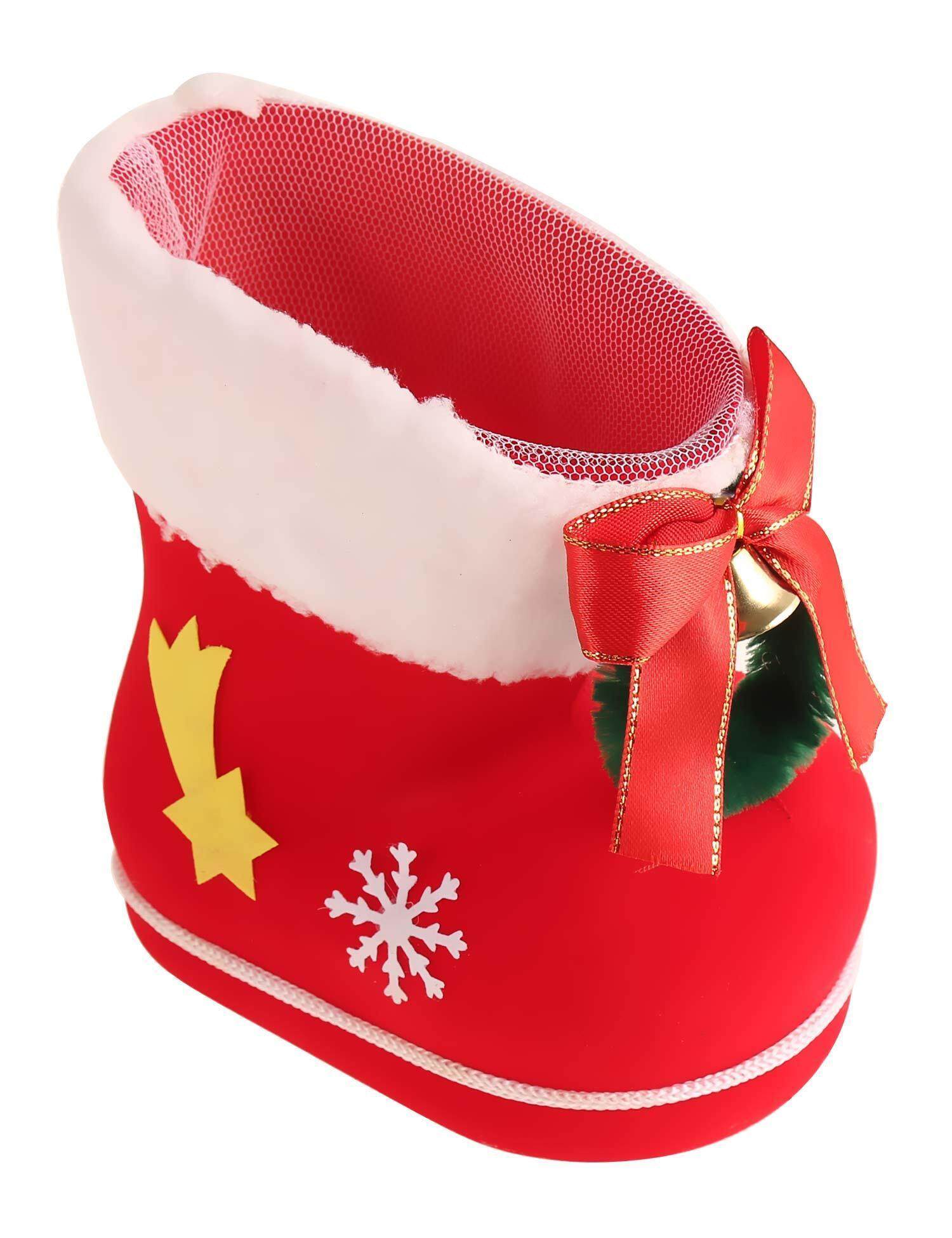 Cyber Keuntungan Rendah Sepatu Bot Permen Kumpulan Kaos Kaki Hadiah Natal Pohon Natal Tas Dekorasi Ruangan Anak-anak Santa Baru (3)-Intl