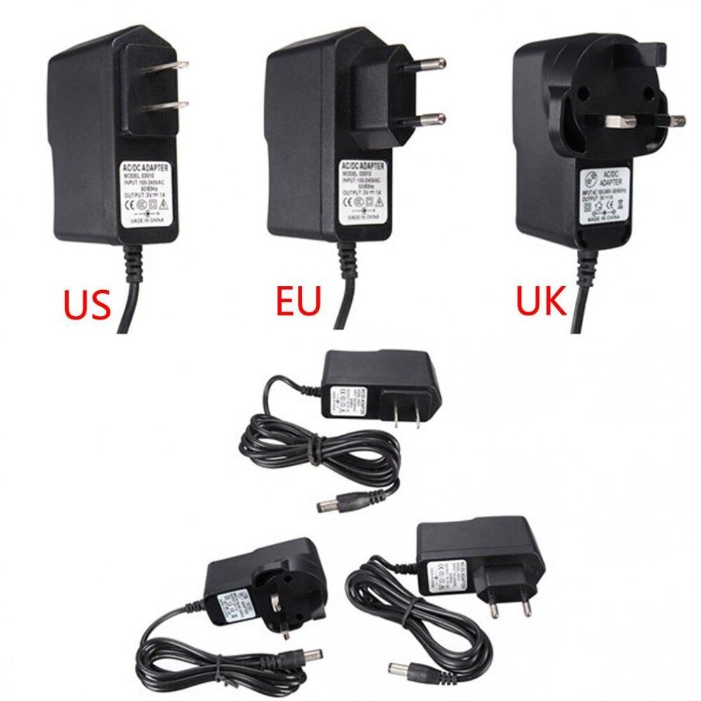 DC 3V 1A Power Supply Adapter 100-240 AC Charger EU / UK Plug