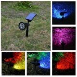 DC 5.5V 7 LED Solar Powered Garden Lamp Spotlight Landscape Light