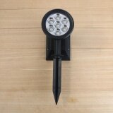 DC 5.5V 7 LED Solar Powered Garden Lamp Spotlight Landscape Light