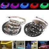 DC12V 48W WS2811 IP30 Not Waterproof Black PCB 60LED/M 4M RGB Light Strip