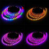 DC12V 48W WS2811 IP30 Not Waterproof Black PCB 60LED/M 4M RGB Light Strip