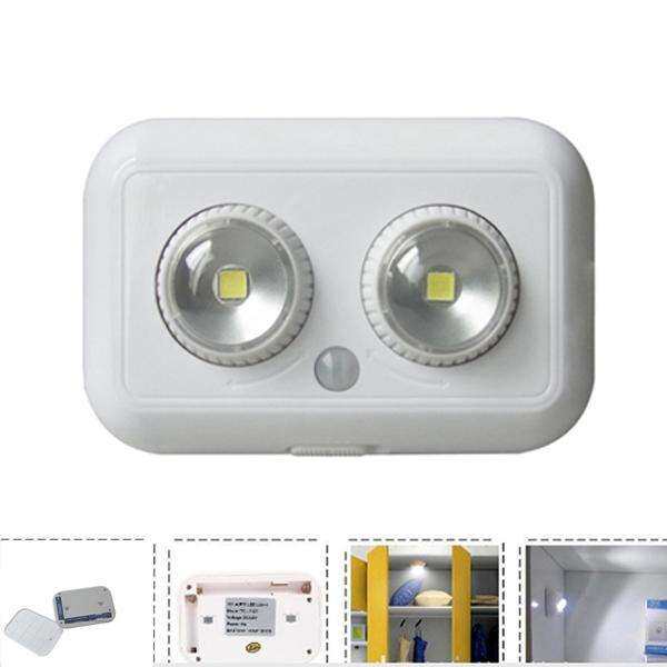 DC4.5V 1W Warmwhite/White Light Wireless LED Night Light Battery Operated Wall Light Warm White - intl