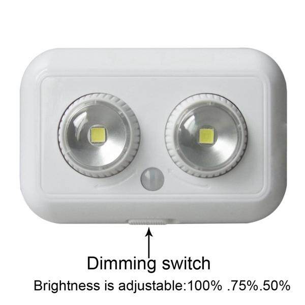 DC4.5V 1W Warmwhite/White Light Wireless LED Night Light Battery Operated Wall Light Warm White - intl