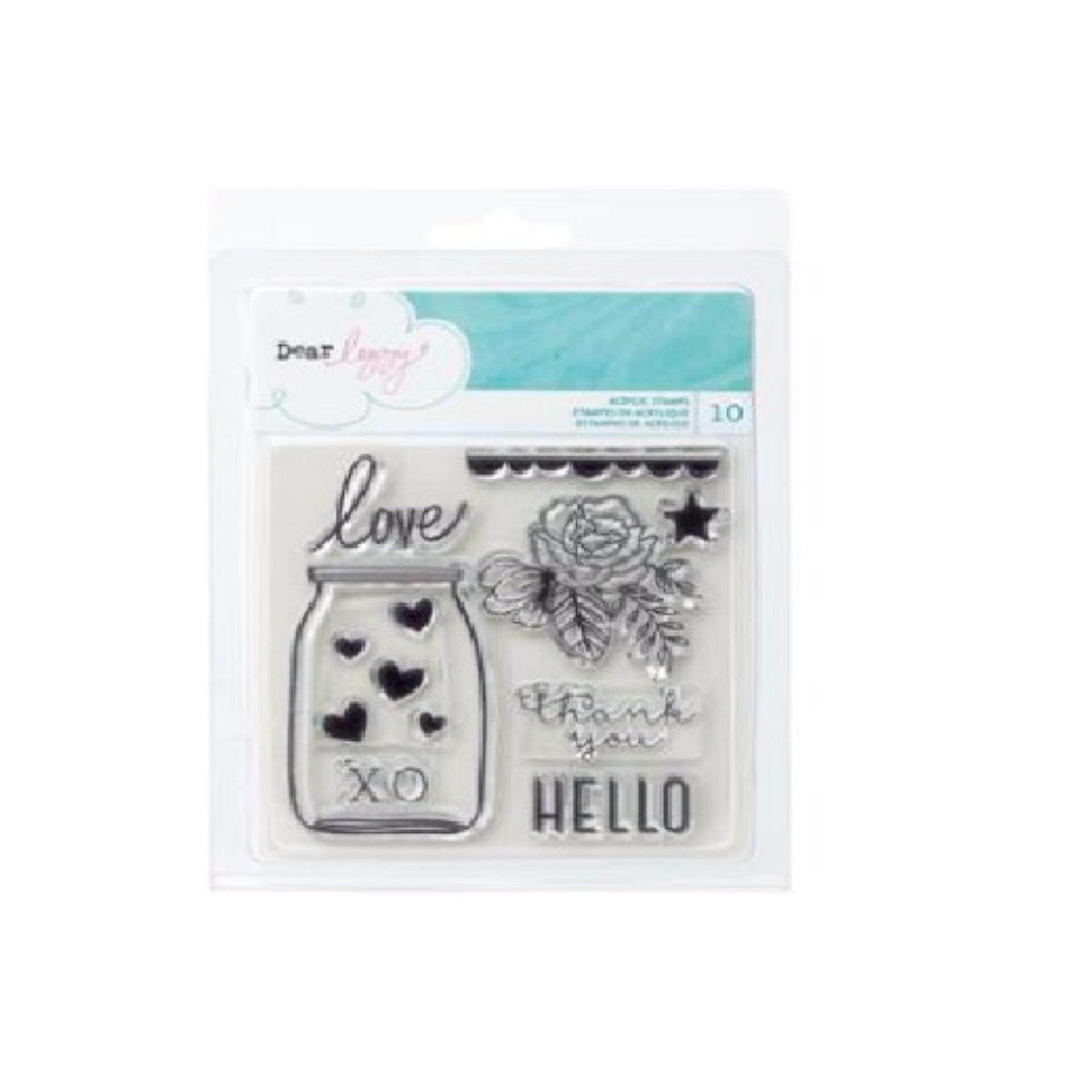 American Crafts Dear Lizzy Serendipity Clear Stamp Set | Lazada