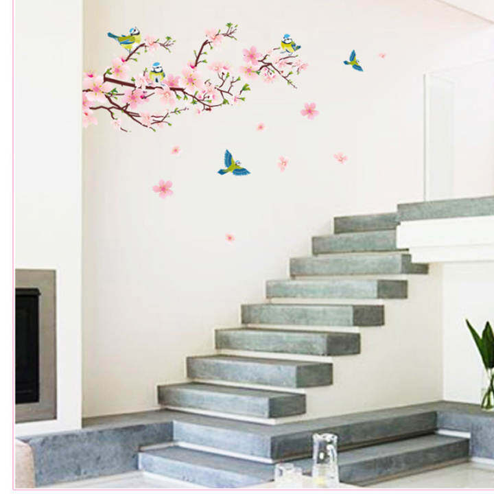 Decal Wall Sticker Flower Floral Wallpaper Waterproof Mural Home Decor
