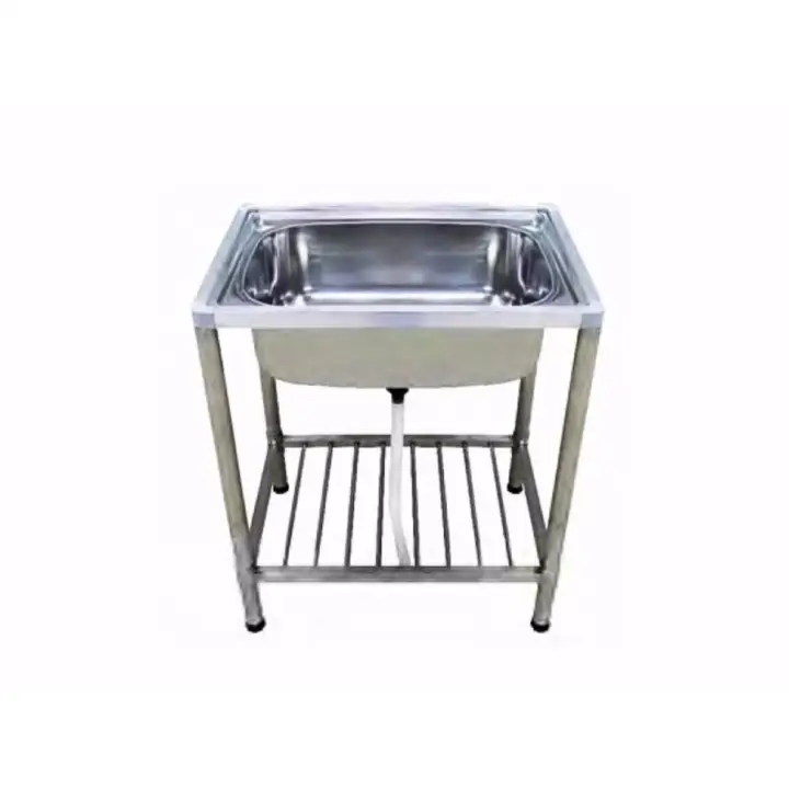 Metal Sink Stand
 - Wucht Diy Stainless Steel Single Sink With Stand W654mm X L504mm X H780mm Lazada