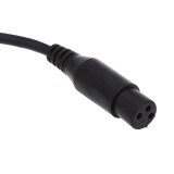 DMX512 3 Pin LED Stage Light Signal Line Par Light Cable(Black)