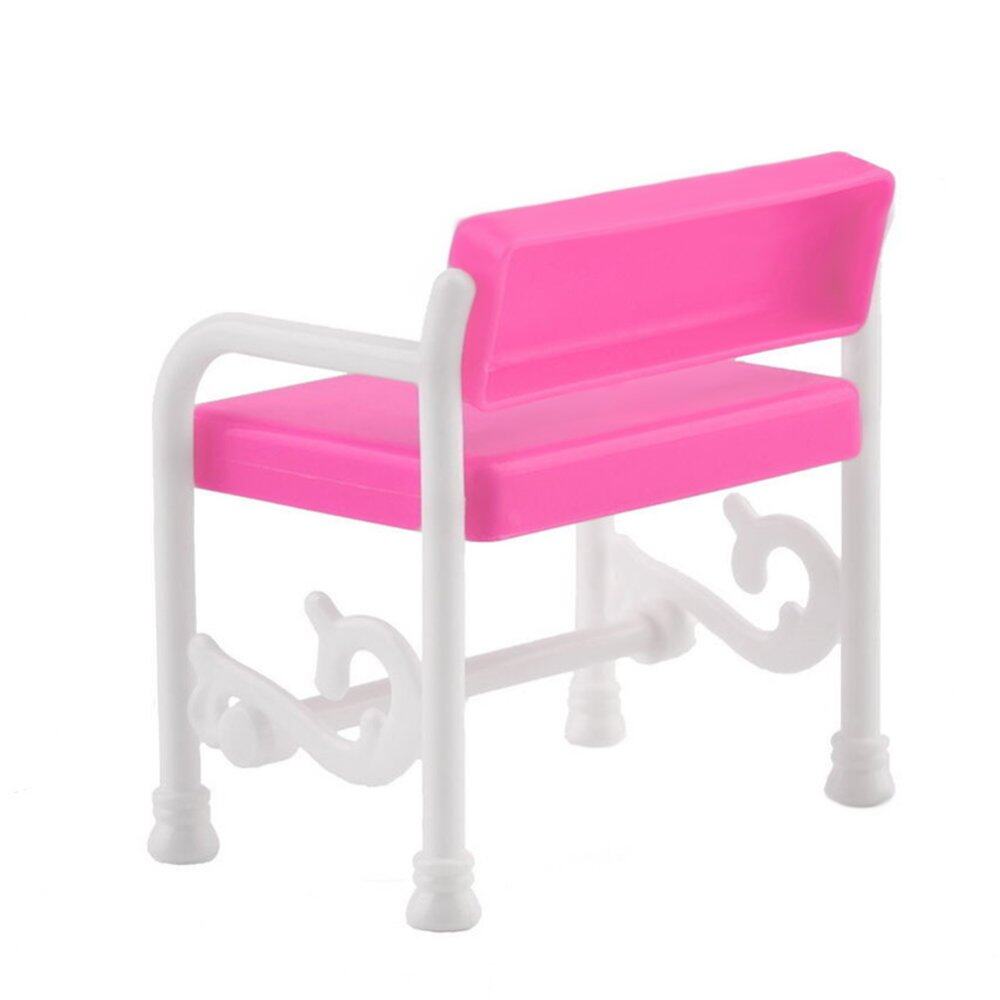 Dressing Table & Chair Accessories Set For Barbies Dolls Bedroom Furniture - intl