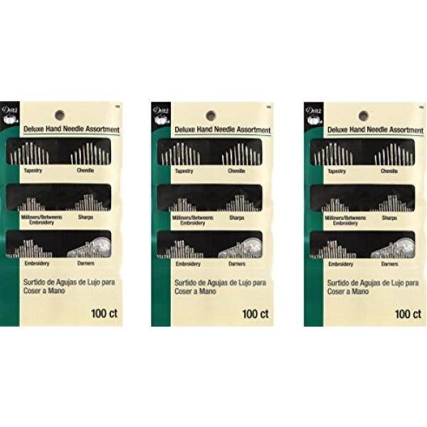Dritz Aneka Mewah Jarum Tangan, 100-Bungkus (3 Pack)-Internasional