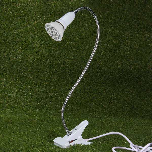 E27 6W 106 LED Flexible Plant Grow Light Clip-On Lamp For Hydroponic US Plug