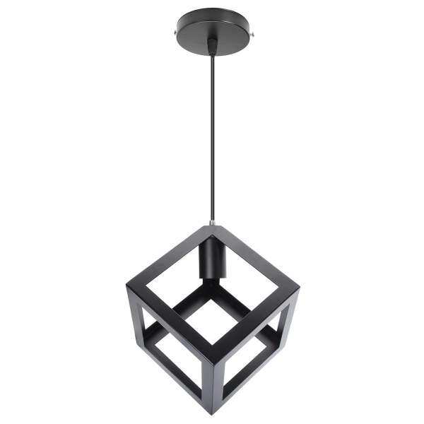 E27 Industrial Vintage Chandelier Ceiling Light Pendant Kitchen Bar Fixture Lamp #Square