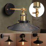 E27 Retro Metal Hanging Lampshade Edison Wall Light Sconce Lamp Holder Socket