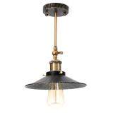 E27 Retro Metal Hanging Lampshade Edison Wall Light Sconce Lamp Holder Socket