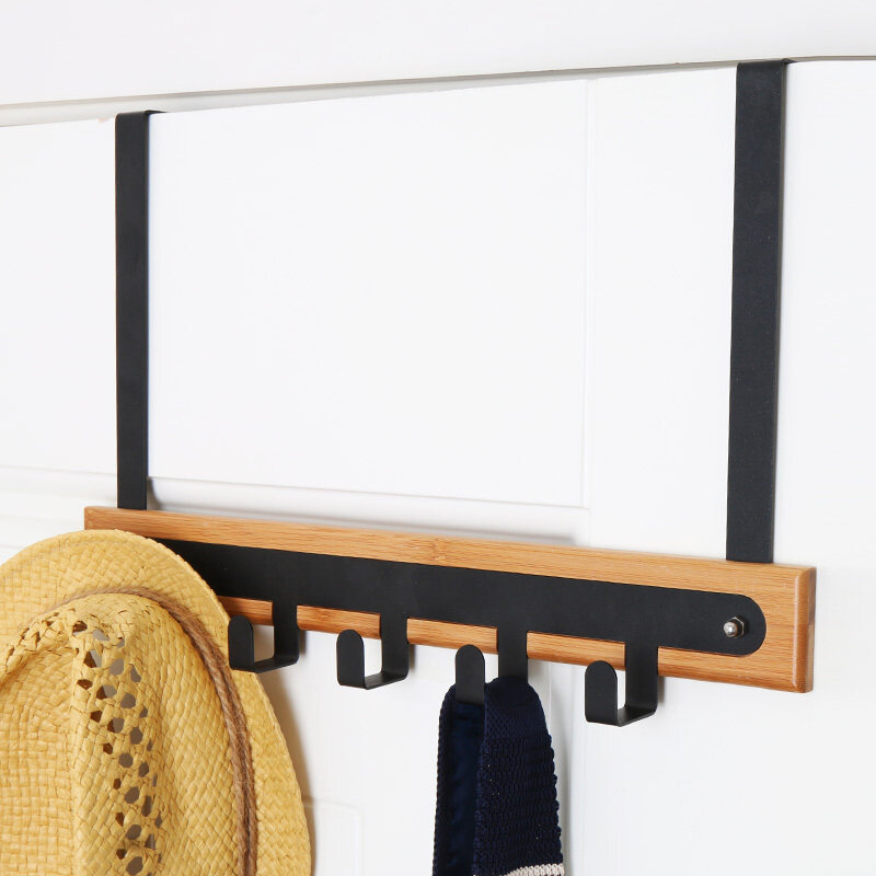 Easy to age-free nail creative hanging clothes rack door after Hook