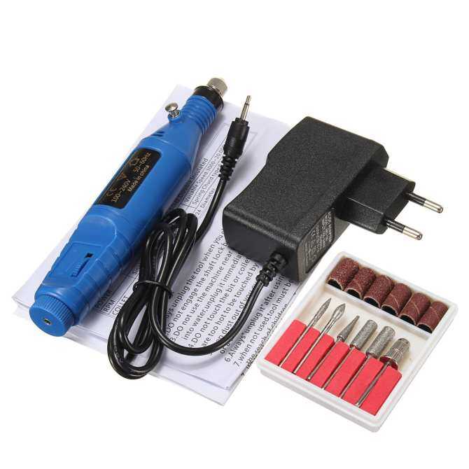 Electric Mini Grinder Nail Machine File Drill Pedicure Manicure Art Salon Kit - intl