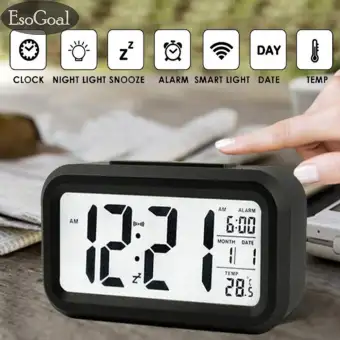 Esogoal Led Digital Alarm Morning Clock Backlight Electric Esogoal Led Digital Alarm Morning Clock Backlight Electric With Dimmer Battery Operated Large Lcd