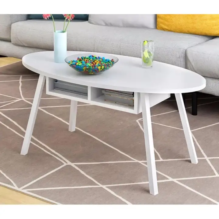 European Style Oval Coffee Table With Double Open Drawers Lazada - European Style Coffee Table European Style Oval Coffee Table With Double Open Drawers Lazada - European Style Coffee Table