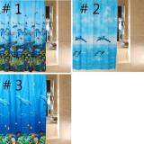 EVA Ocean Style Blue Shower Curtain size:#1