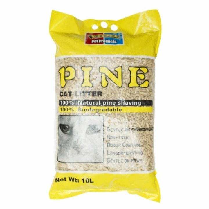 Fido Pine Wood Cat Litter 10Lit x 2pack Lazada