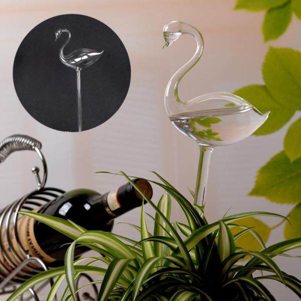 Bảng giá Flamingo Glass Watering Flower Planter Vase Terrarium Garden Decor DIY