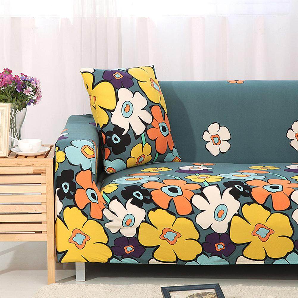 Flowers Pattern Decorative Pillow Case Back Cushion Covers Slipcover Sofa Cover Color:Spring blooming Size:Four 240 ~ 300cm - intl