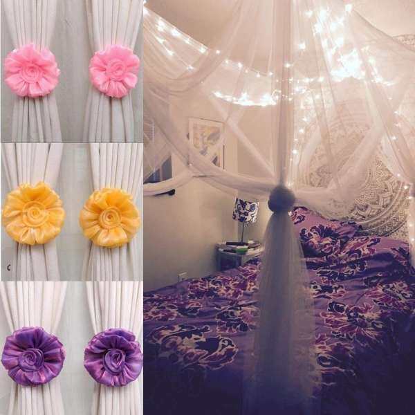 Four Corner Post Bed Canopy Mosquito Net size:18cmx18cm