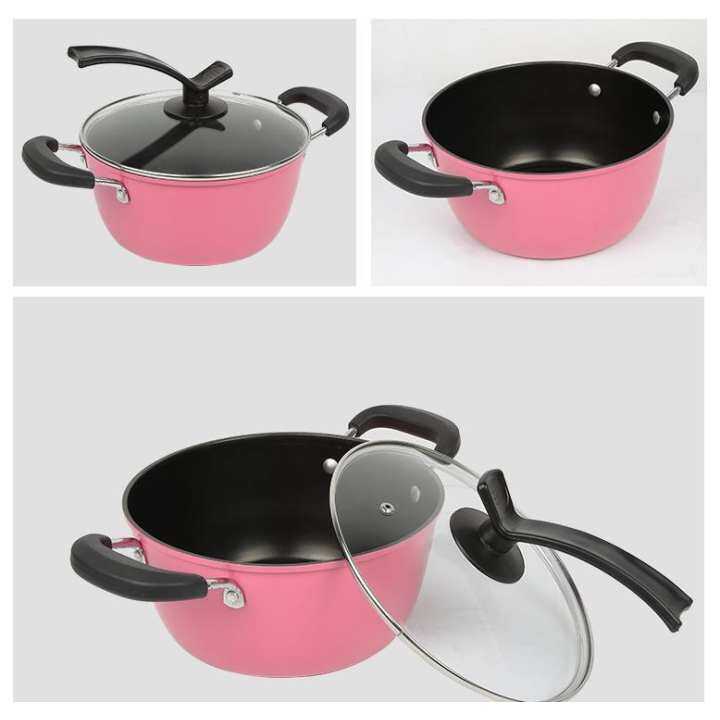 SU Four sets of pan frying pan pot set household milk pot (fast delivery)