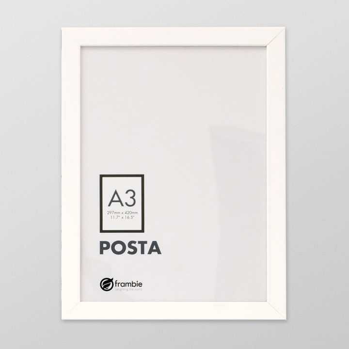 Frambie POSTA White Poster Frame A3 Size Picture Frame Lazada
