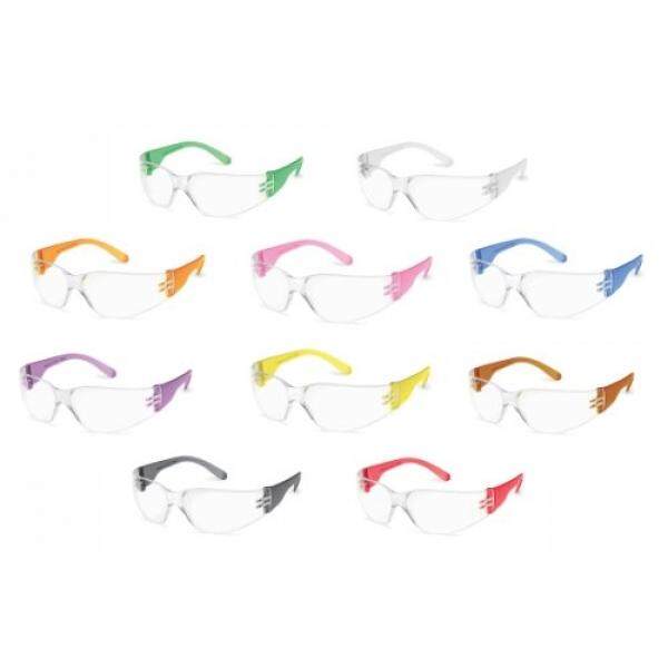Gateway Safety 4699 Starlite Gumballs Kacamata Safety, Lensa, Semua Warna Termasuk (Pack Of 10) -Intl