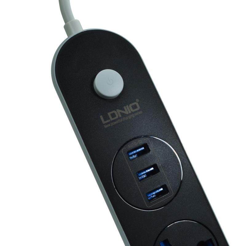 GoTime GENUINE LDNIO SC3301 Universal Power Strip Adapter with 3 Sockets Outlets 3 USB Extension Port 1.6M Cable - intl